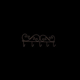 Вешалка "Кружева 5" (Коричневый)