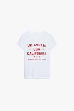 WASHED-EFFECT T-SHIRT - Zara фото 11