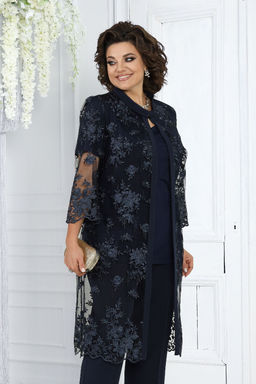 Платье Ninele 7431-Р темно-синий - Mira fashion фото 64