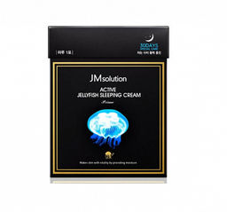 JMsolution Active Jellyfish Sleeping Cream Prime, 4ml*30ea - Ночная увлажняющая маска с экстрактом медузы 4мл*30шт  фото 2