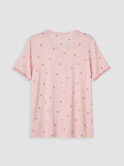 V Yaka Hamile ?ortlu Pijama Tak?m?
