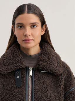 Дублёнка из искусственного меха / Zarina  фото 8