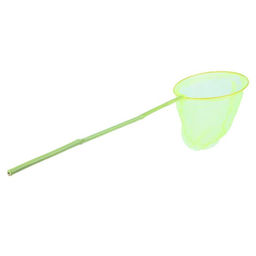 Цена за 2 шт. Сачок детский бамбуковая ручка 53 см, диаметр 20 см, МИКС