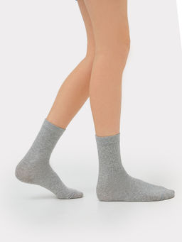 Цена за 5 пар! Носки детские в сером цвете