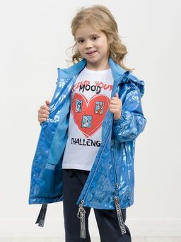 PELICAN, ветровка для девочек, Лазурный фото 6