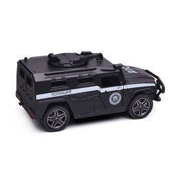 Инерционная машинка Служебный Джип die-cast,1:32, открывающиеся двери