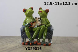 Фигурка Лягушка с собакой 12 см / YX29016 /уп 12/ - Галеонтрейд фото 2