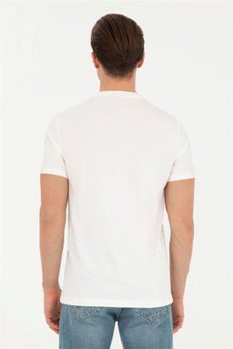 Мужская футболка цвета экрю - U.s. polo assn фото 5