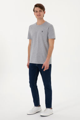Erkek Regular Fit Bisiklet Yaka Gri Basic Ti__rt Sepette S_rpriz _ndirim - U.s. polo assn фото 4