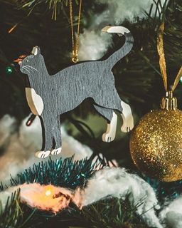 Новогодние украшения - Кошка 9005