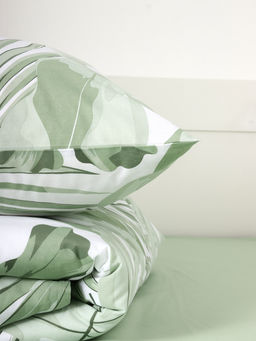 КПБ Этель дуэт Tropics (вид 2) 143*215 см 2 шт,220*240 см,70*70 см 2 шт,поплин 125 г/  фото 2