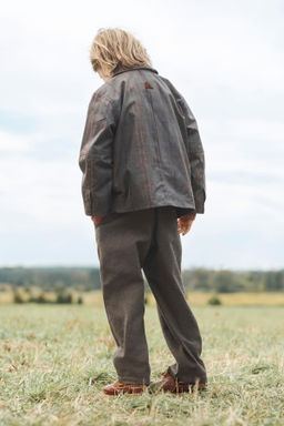 LIMITED EDITION CHECK WAXED COAT