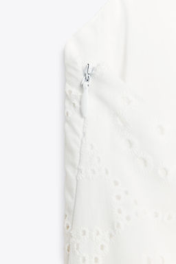 EMBROIDERED MIDI DRESS - Zara фото 19