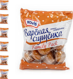 Мини-мафины "Kovis" с кремом вареная сгущенка 470гр/Раменский//446/