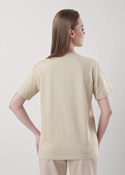 CLE Футболка жен. 256683кдт_п бежевый - Clever wear фото 4