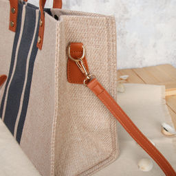 Сумка 33x13x25 / BLY-105 /уп 80/серая полоса - Галеонтрейд фото 5