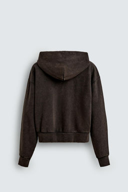 CROPPED FIT HOODIE