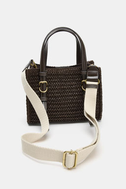 BOLSO MINI SHOPPER / Chocolate