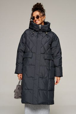 Пальто Beautiful Free 8016-Р черный