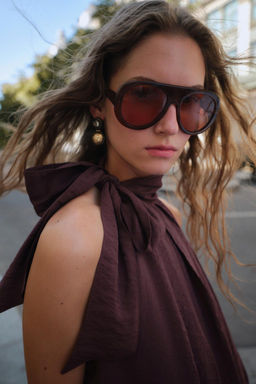 BOW DETAIL PUFF TOP - Zara фото 3