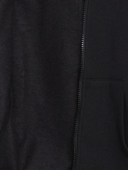 Kap??onlu Erkek ?ocuk Kal?n Fermuarl? Sweatshirt