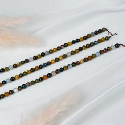 Бусины для украшений из океанической Яшмы (60 бусин) 39 см