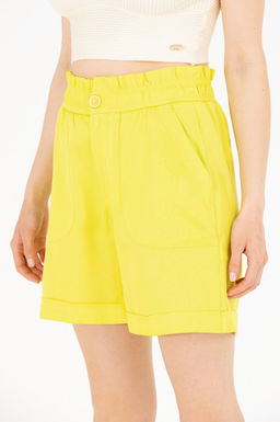 U. S. Polo Assn Женские неоново-желтые тканые бермуды-капри Неожиданная скидка в корзине - U.s. polo assn фото 20