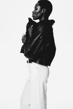 Pantal?n bootcut con cintur?n - H&m фото 3
