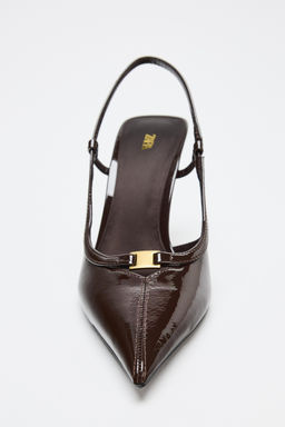 ZAPATO DESTALONADO EN PUNTA / Marr?n - Zara фото 4