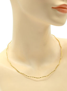 Чокер волна металл цв.золотистый, 45см