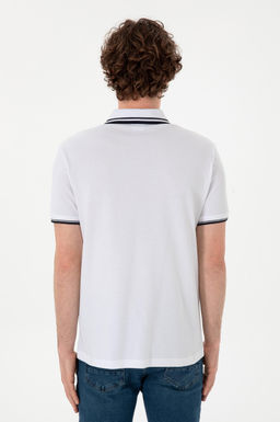 Erkek Slim Fit Polo Yaka Beyaz Ti__rt Sepette S_rpriz _ndirim - U.s. polo assn фото 12