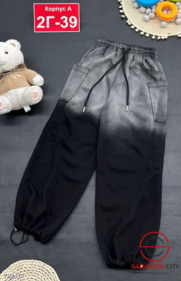 Штаны для девочки с карманами