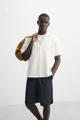 RELAXED FIT JACQUARD SHIRT - Zara фото 6