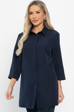 Костюм с брюками Ксанти НЬЮ (синий) К14502-3М