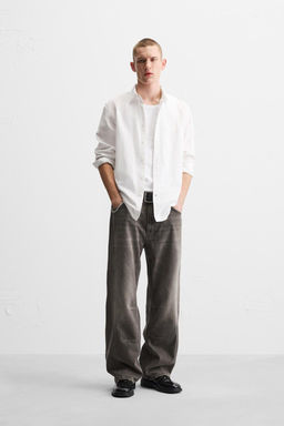 BAGGY JEANS WITH SEAM DETAIL - Zara фото 10