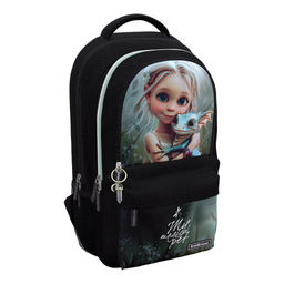 Цена за 1 шт. Рюкзак ErichKrause ActiveLine Ergoback с тремя отделениями 22L Magic Pet