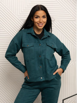 Костюм женский, цвет зеленый