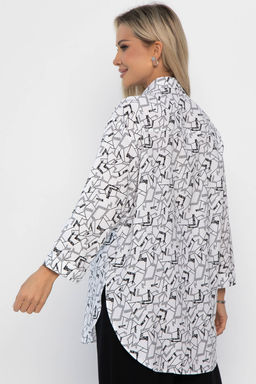 Блуза Твой стиль (черно-белая) Б13793-3М