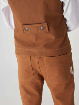 Жилет из джинскота Песок - Bungly фото 8