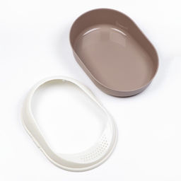 Лоток для кошек с бортом без сетки «Космо» 51.9×37.8×21.3 см, коричневый