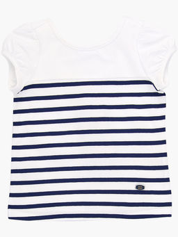 Футболка для девочки UD 0737 белый - Mini maxi фото 5