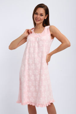 Ночная сорочка из кулирки Василиса персиковый