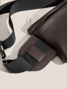 Мужская поясная сумка CALZETTI ADAM L Артикул 2435957, темно-коричневый  фото 9