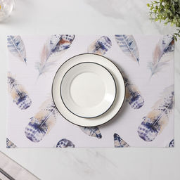 Набор салфеток сервировочных Доляна Легкость, 4 шт, 3045 см, цвет белый  фото 6