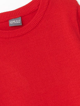 Bisiklet Yaka Basic Uzun Kollu K?z ?ocuk Triko Kazak - Waikiki фото 2