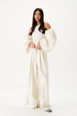 Джемпер Annete А2095 из трикотажа белый