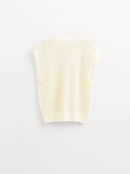 CONTE LDK2458 Жилет женский ecru - Conte elegant фото 7