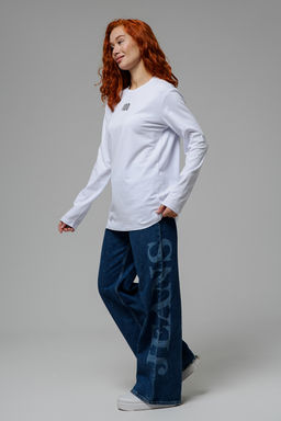 8513 Футболка с длинным рукавом женская