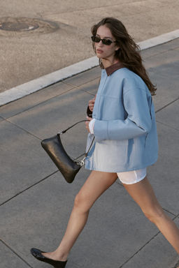 PUFFER JACKET WITH CONTRAST COLLAR - Zara фото 14
