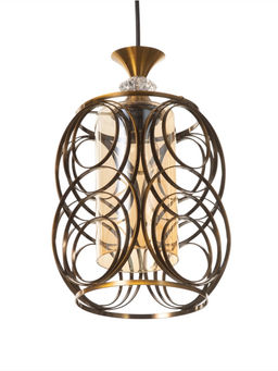 Светильник потолочный BayerLux Mathilda, 1×40 Вт, Е27, латунь, 14×14×29 см